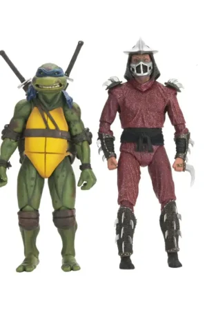 Ninja Turtles (1990 Movie) - Roof Top Battle Shredder vs Leo figure 18 cm Figuurtje Betaalbaar