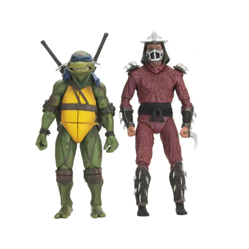 Ninja Turtles (1990 Movie) - Roof Top Battle Shredder vs Leo figure 18 cm Figuurtje Betaalbaar
