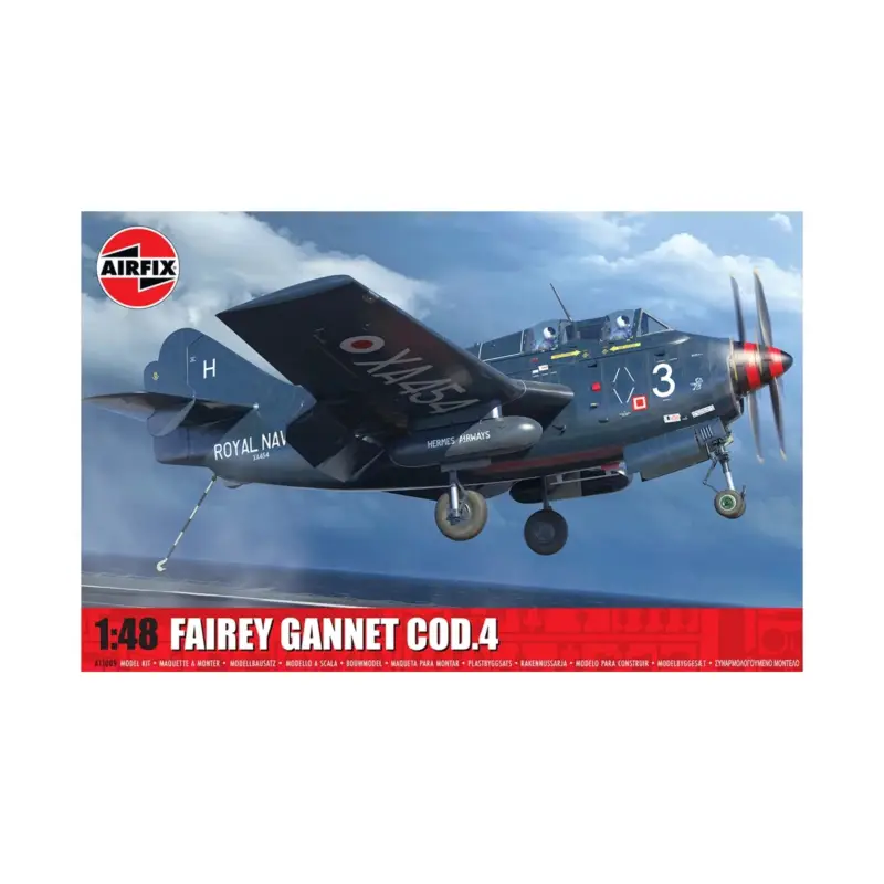 Express Levering AIRFIX 1:48; Fairey Gannet COD.4 Schaalmodel