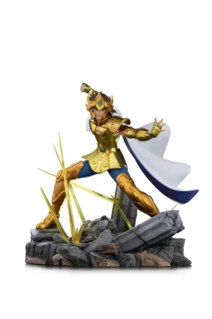 Rechtstreeks Van De Fabrikant Art Scale 1/10 - Saint Seiya - Leo Aiolia Statue 23cm Figuurtje