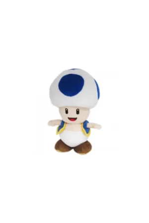 Koop Online Super Mario - Blue Toad Plush - 20cm (Nintendo Togetherplus)