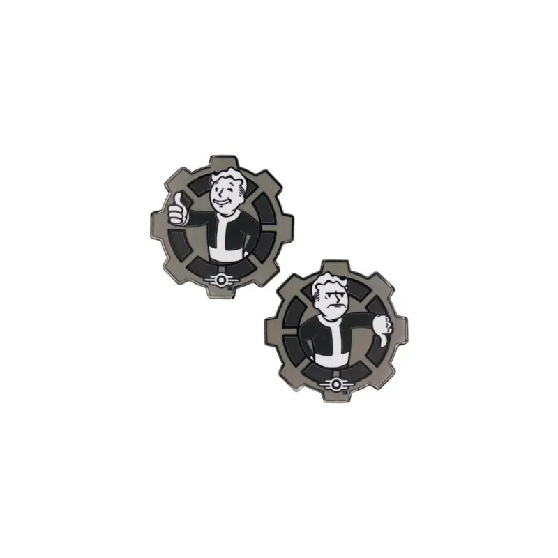 FALLOUT - Decision Coin (White & Black) - Limited Edition Coin Beperkte Voorraad