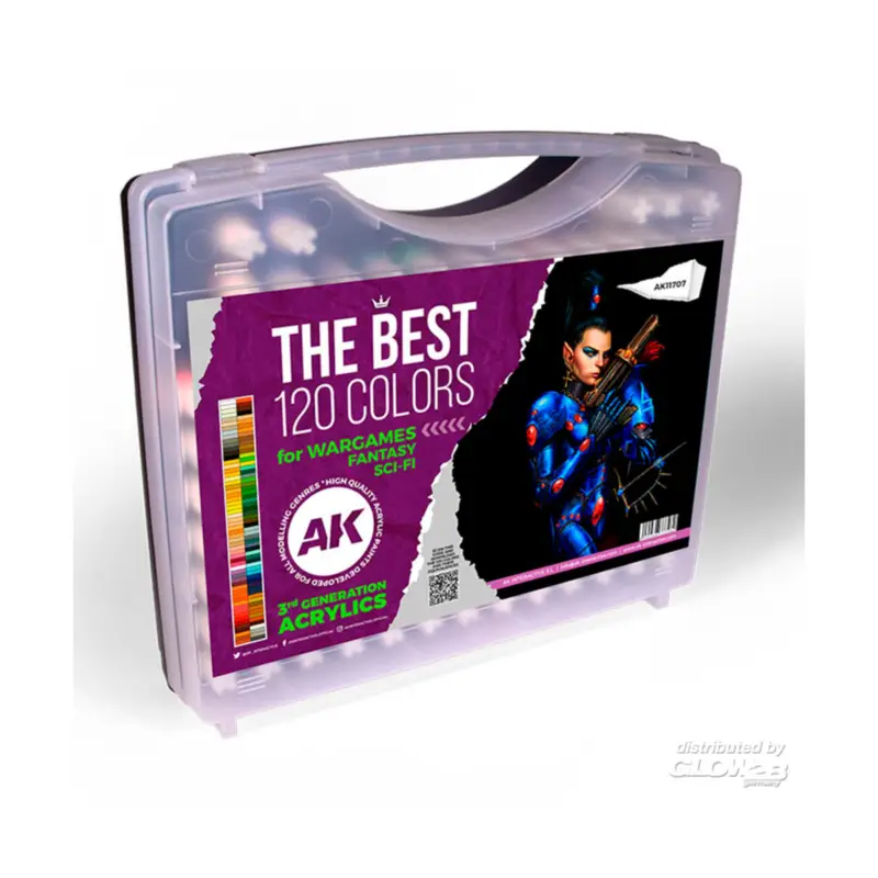 3g plastic briefcase 120 wargame colors Acrylverf Exclusieve Aanbieding