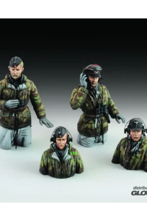German tank crew in winter dress - WWII Figuren Weekendaanbieding