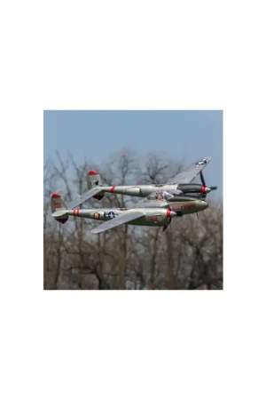 P-38L LIGHTNING SILVER 1600mm PNP RC Electric Airplane elektrisch RC vliegtuig Dagaanbieding