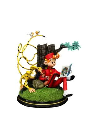 Spirou - Resin Statue 1/6 Tribute to Franquin 26Cm 100Ex Figuurtje Laatste Versie