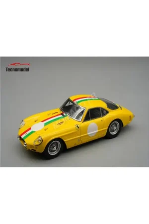 Ferrari 250 gt sperimentale press version brussels 1962 yellow Miniatuur Favoriet