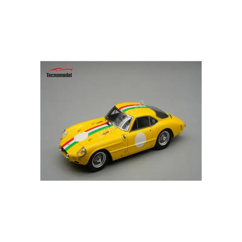 Ferrari 250 gt sperimentale press version brussels 1962 yellow Miniatuur Favoriet