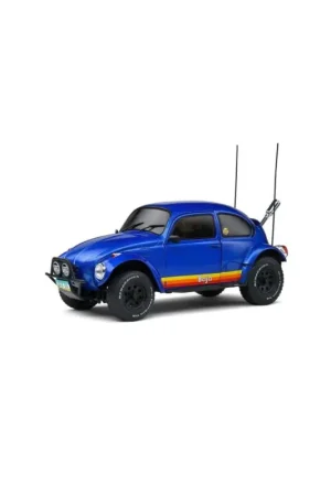 Merkproduct Solido 1809601 beetle baja blue 1975 1/18 Miniatuur