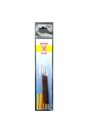 Blister 3 synthetic hair brushes (3/0, 1, 4) Pincetten Must-Have