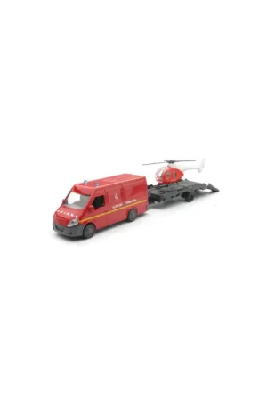 Firefighter Van + Helicopter 1/43 Veilige Betaling