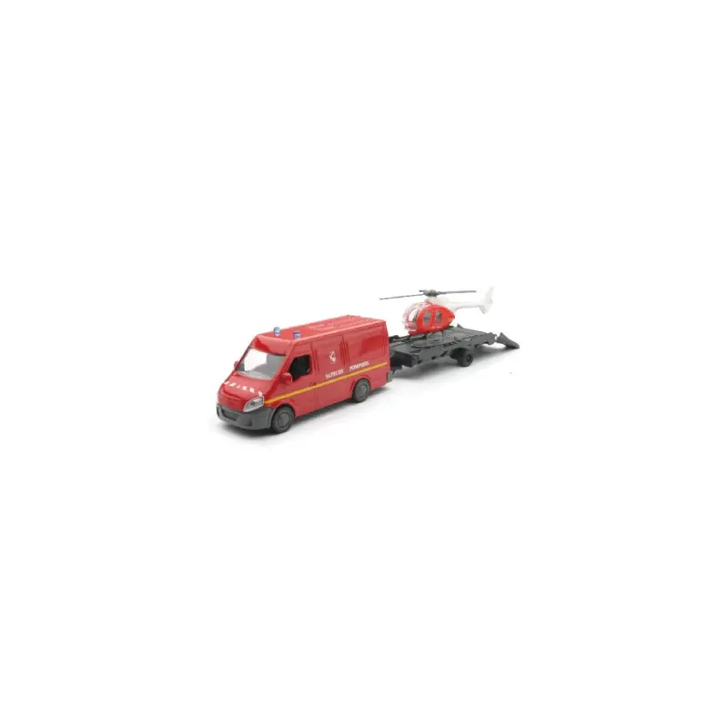 Firefighter Van + Helicopter 1/43 Veilige Betaling