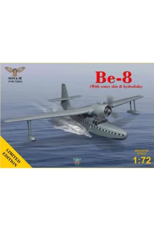 Be-8 with water skis and hydrofoils (+ rolling cart) 1/72 Schaalmodel Koopje