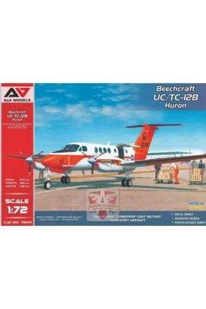 Direct Verzonden Modelsvit aam7240 uc/tc-12b huron aircraft model (us navy/us marine corp.) 1/72 Schaalmodel