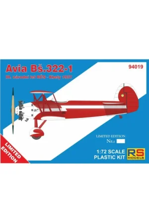Shop Nu RS MODELS 94019 MAQUETTE AVIA BŠ.322.1 1/72 (1 decal v. for Czechoslovakia) Schaalmodel
