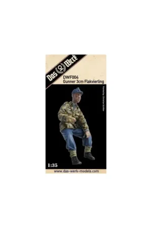 Speciale Aanbieding Flakvierling Gunner (Richtschütze) 1/35 Figuren