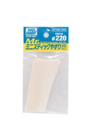 Dagaanbieding Gunze mr. hobby gt-128 mr. mini disposable flat file grain 220