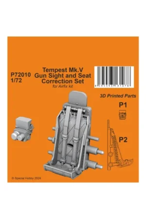 Actieprijs Tempest mk.v gun sight and seat correction set for airfix kit 1/72