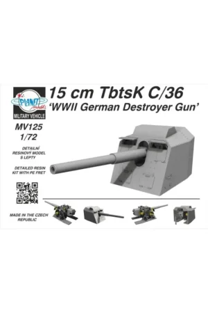 Meest Verkocht Cmk 129-mv125 15 cm tbtsk c/36 'wwii german destroyer gun' 1/72