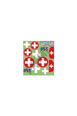 Frrom fr0x06 model planes decals potez 25 swiss 855 (a7) 1/72 Seizoensaanbieding