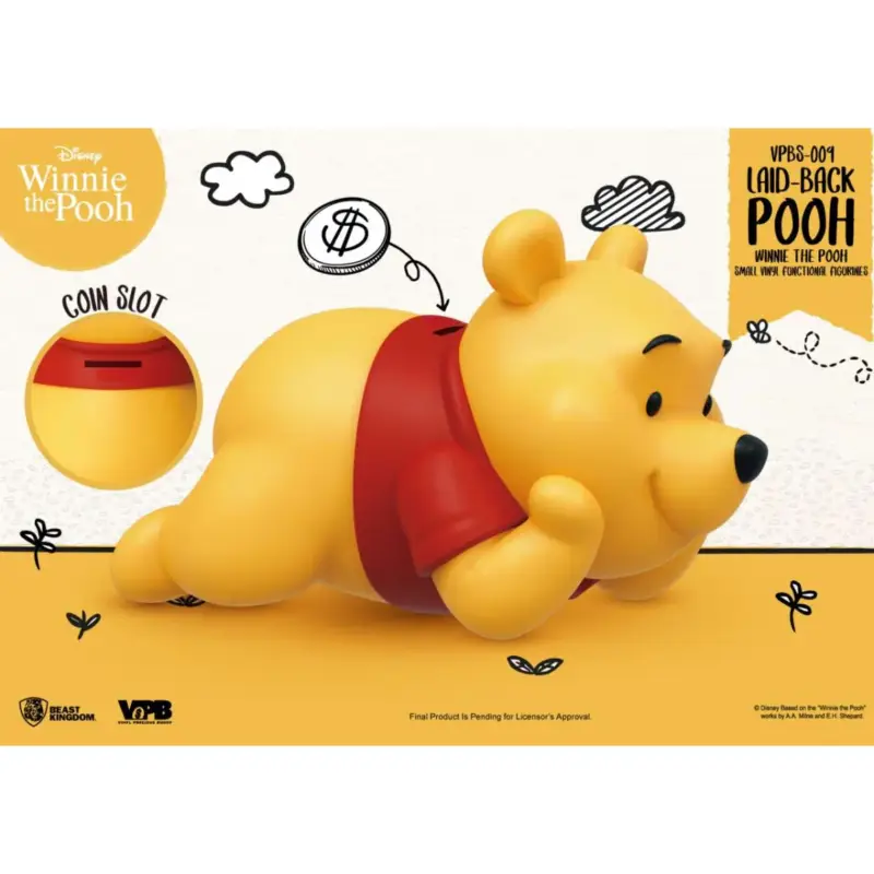 Betaalbaar Winnie Pooh Laid Back Small Vinyl Figure Bank