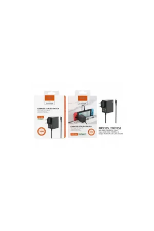 2.6A AC Charger for Nintendo Switch Dock and Consoles, Black Populair