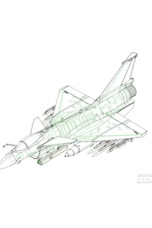 Betrouwbaar Chinese J-10C Fighter Schaalmodel