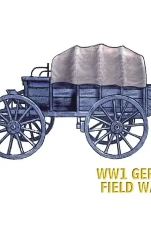 WWI German Wagon Figuren Direct Beschikbaar