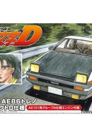 Initial d takumi fujiwara ae86 trueno project d versie met motor Schaalmodel Exclusieve Aanbieding