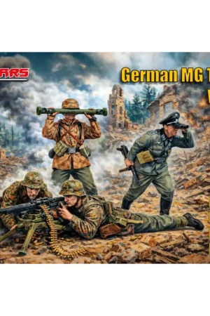 Lage Prijs German Machine Gun team WWII Figuren
