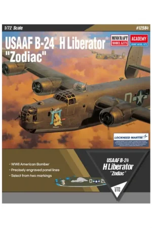 Actieprijs USAAF B-24H Liberator “ZODIAC” 1:72 plastic airplane model Schaalmodel