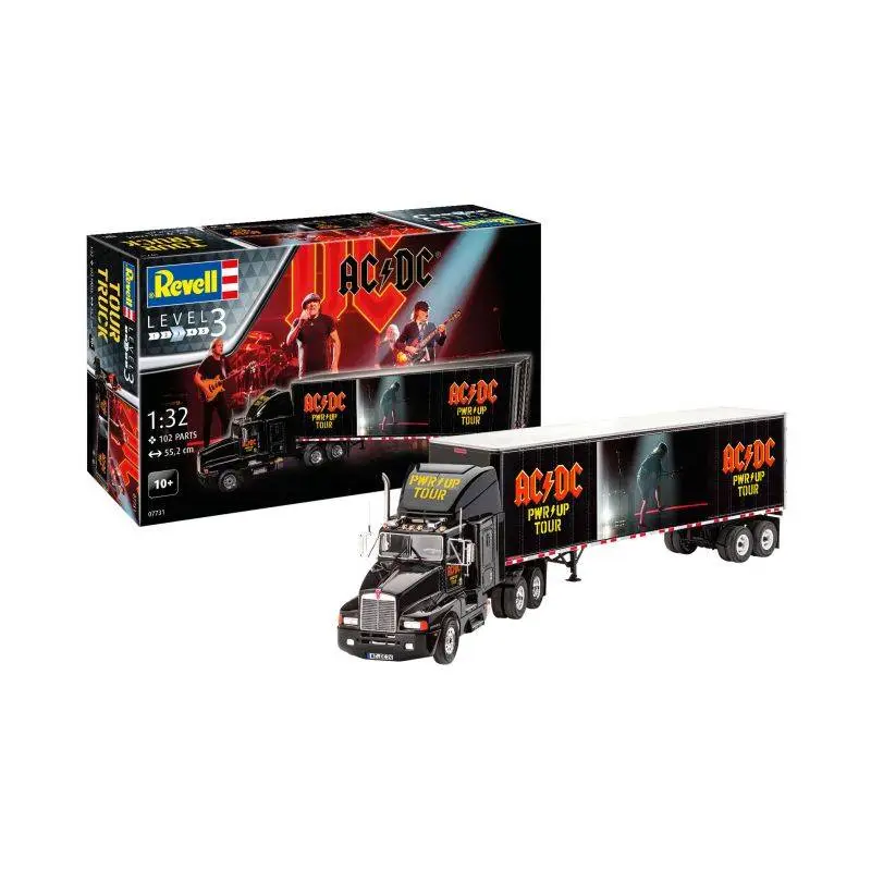 Tijdelijk Beschikbaar AC/DC Tour Truck "Power Up" Bouwmodell