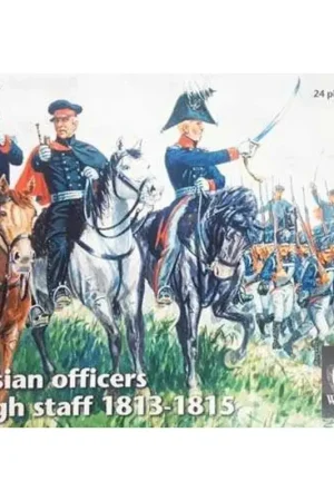 Betaalbaar Pruisisch gemonteerd personeel 1813-15 Figuren