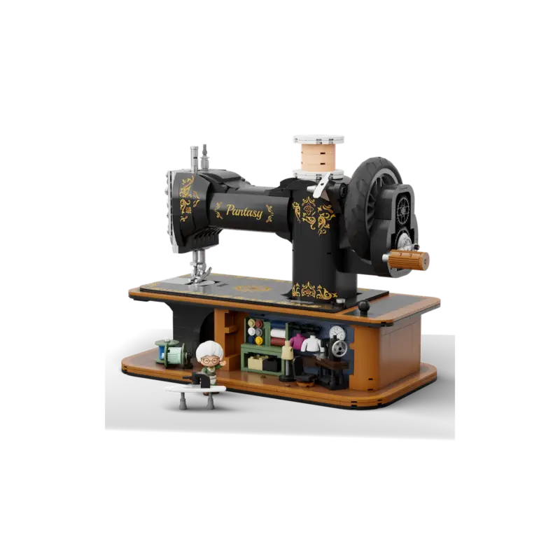 PANTASY - Hand-crank sewing machine - 1152-piece building block set Veilige Betaling