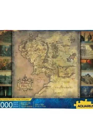 Dagaanbieding Heer van de ringen kaart 1000 stuks puzzel