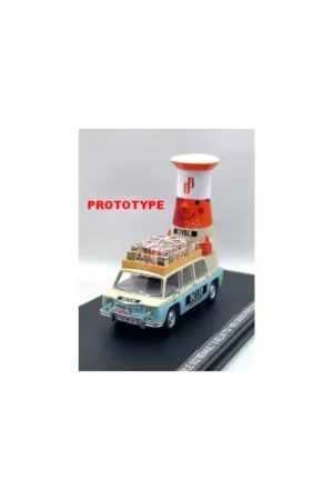 Renault 8 guerton "belin - tdf 1965" version n°1 with large figure Miniatuur Direct Verzonden