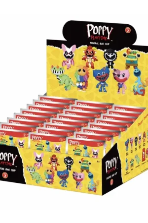 Direct Beschikbaar POPPY PLAYTIME - Series 2 - 3D Foam Bag Clip (Display 24 Pcs)