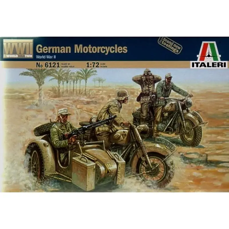 WWII German Motorcycles Schaalmodel Alleen Vandaag