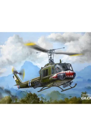 Seizoensaanbieding UH-1B Huey - Gunship Schaalmodel