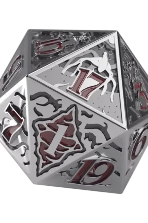 GG: Stranger Things Hellfire Club Prem. Metal D20 Exclusieve Aanbieding