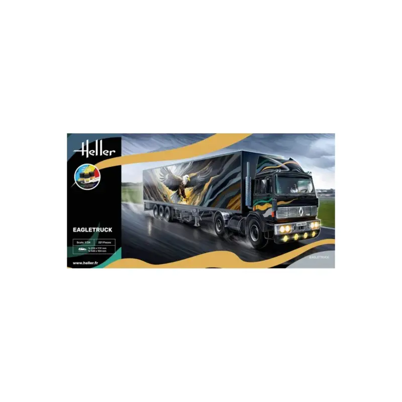 Actieprijs Heller 56784 starter model kit eagletruck 1/24 Bouwmodell