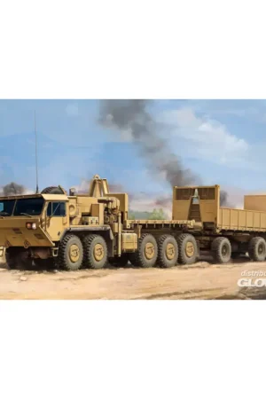 Koopje M1074 HEMTT PLS W/ M1076 Trailer Schaalmodel