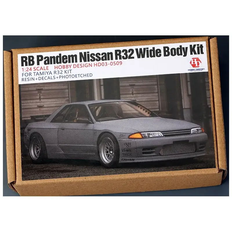 Op = Op Rb pandem nissan r32 wide body kit for tamiya r32 Schaalmodel