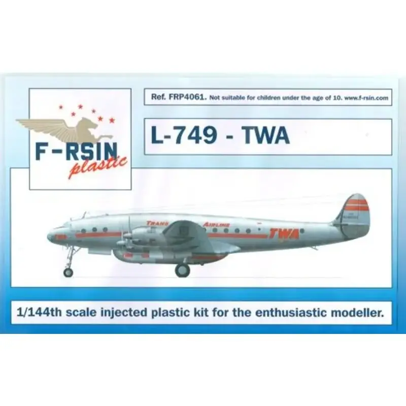 Lockheed L-049 / L-749 Constellation - TWA - laser decals Schaalmodel Snelle Levering