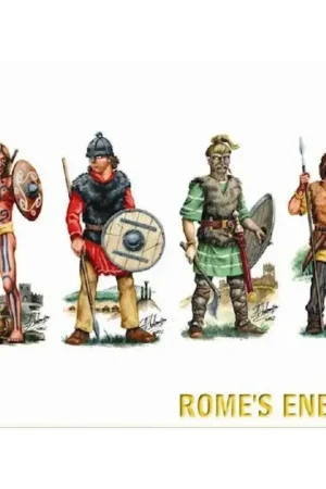 Bestel Nu Vijanden van Rome.Picten, Saksen, Franken en Visigoten Figuren