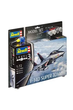 Box F-14D Super Tomcat Schaalmodel Merkproduct