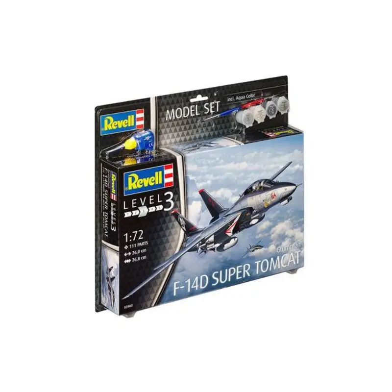 Box F-14D Super Tomcat Schaalmodel Merkproduct