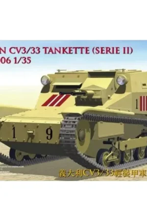 CV L3/33 Tankette Italian Army Schaalmodel Lage Kosten