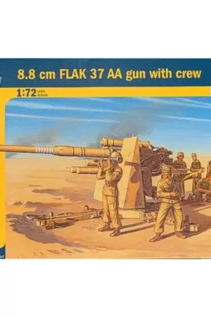 88mm Flak 37 AA Gun Schaalmodel Op = Op