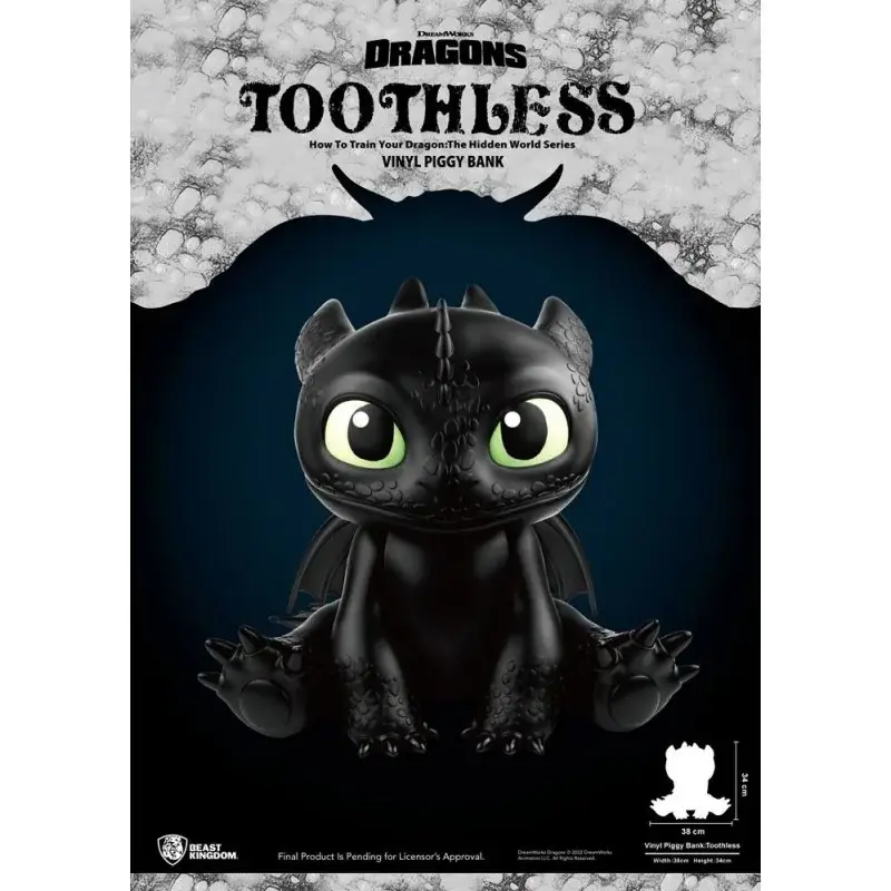 Beperkt Aanbod Draken spaarpot Piggy Vinyl Tandloos 34 cm Spaarvarke